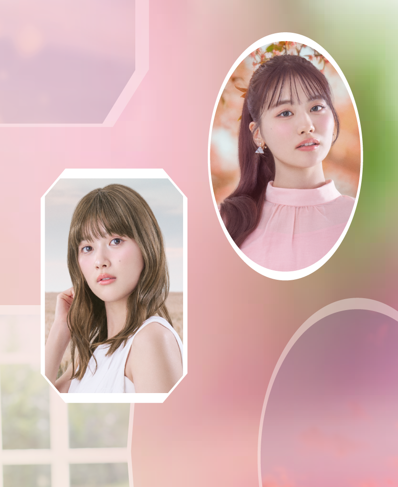 ビューティラボ カラーセラム「わたしいろ」のイメージ画像で、手で伸ばせる簡単セルフヘアカラーの仕上がりがわかります。