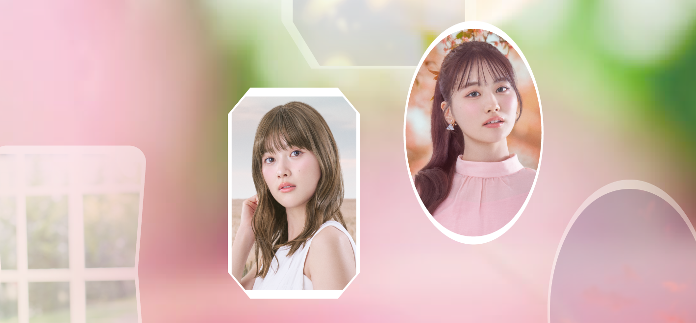 ビューティラボ カラーセラム「わたしいろ」のイメージ画像で、手で伸ばせる簡単セルフヘアカラーの仕上がりがわかります。